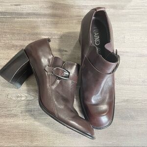 Franco Sarto Vintage Leather Boots 90's Y2K Academia​​​